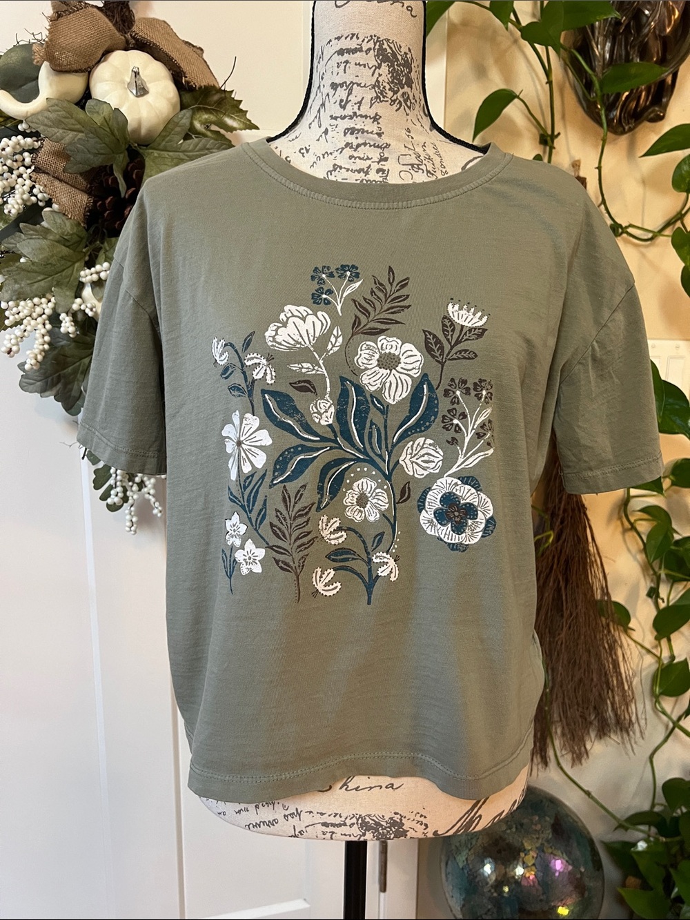 C&C California Sunwashed Tee — Sage